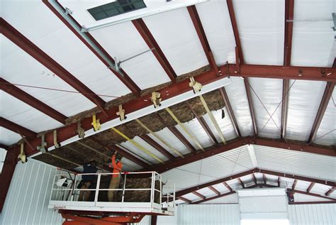 sheet metal lagging|commercial insulation for metal buildings.